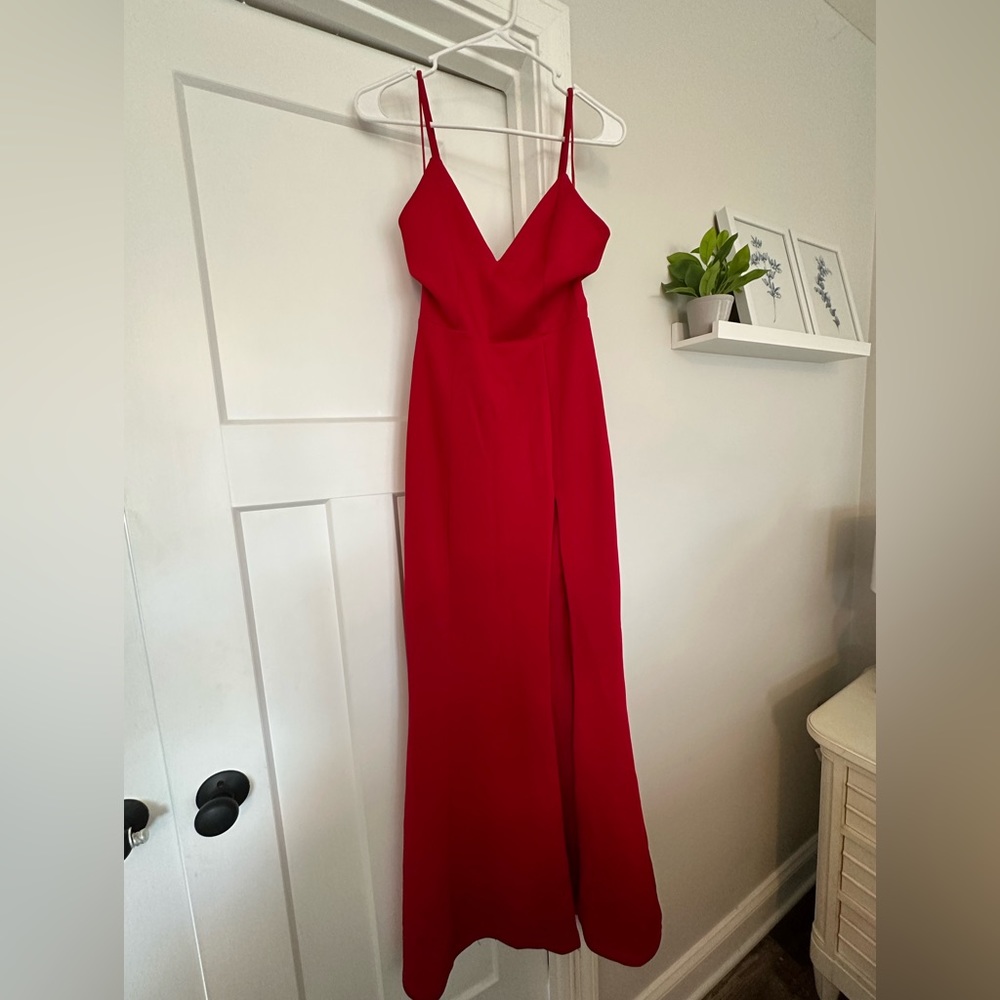 Showpo red formal dress